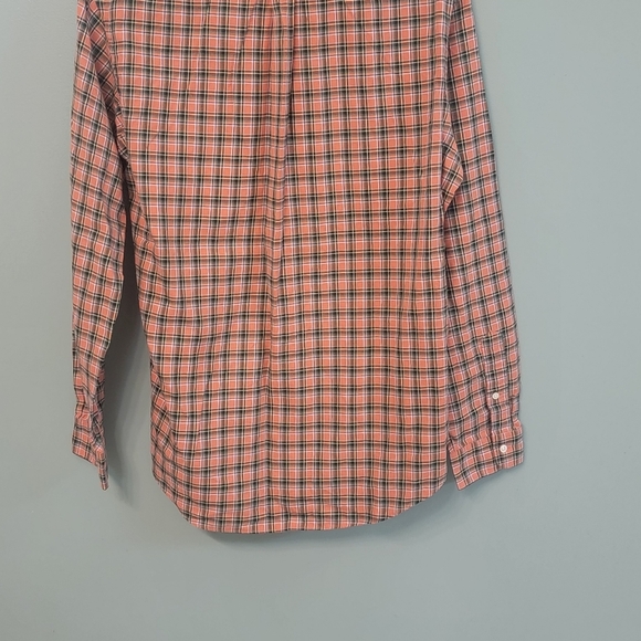 Ralph Lauren Vintage Mens Flannel Check Stripe Button Front Size Large - Picture 6 of 11